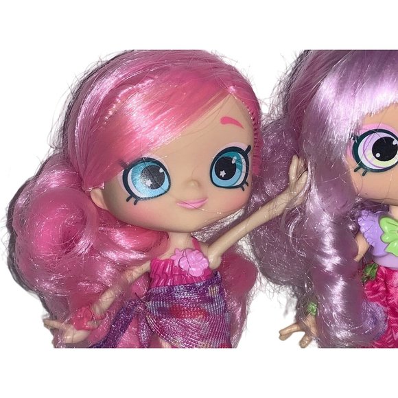 Two 5 inch PVC Moose Dolls shopkins shoppies - Picture 3 of 7